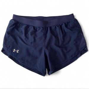 Under Armour Navy Running Shorts Size M